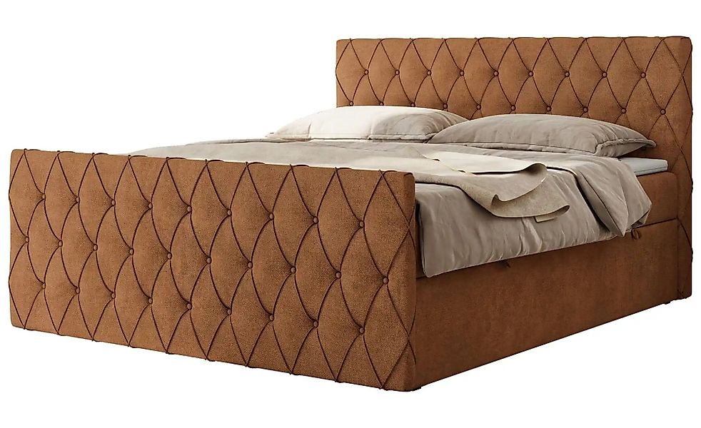 Boxbett mit Bettkasten Miren Duo ¦ orange ¦ Maße (cm): B: 181 H: 110 Betten günstig online kaufen
