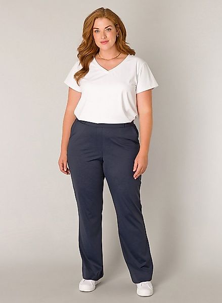 Base Level Curvy Stoffhose Lori Sommerhose mit Stetch und leichtem Schlag günstig online kaufen