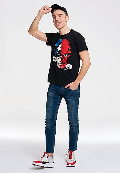 LOGOSHIRT T-Shirt "Marvel - Captain America & Red Skull", mit Captain Ameri günstig online kaufen