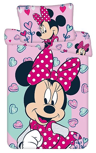 Disney Kinderbettwäsche Minnie Maus, Renforcé, 2 günstig online kaufen