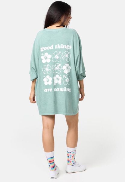 Worldclassca T-Shirt Worldclassca Oversized Print Flower günstig online kaufen