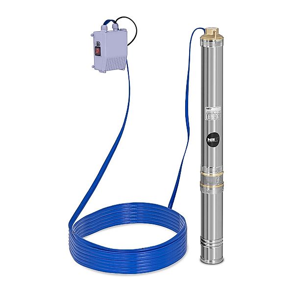 MSW Tiefbrunnenpumpe 4.800 l/h Brunnenpumpe Tauchpumpe günstig online kaufen