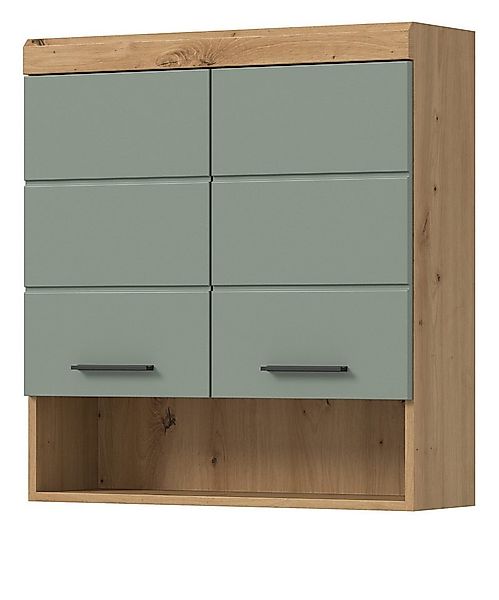 Inn.Furn Hängeschrank Shawn (Badschrank in Salbei und Artisan Eiche, 2-türi günstig online kaufen