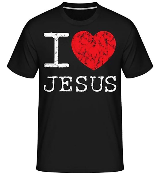 I Love Jesus · Shirtinator Männer T-Shirt günstig online kaufen