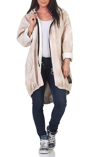 simaranda Regenjacke Damen Jacke 35346 38-42 Beige Unifarben günstig online kaufen