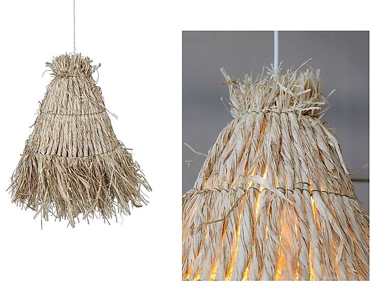 Chic Antique Hängeleuchte Chic Antique Lampenschirm geflochten Ø30cm 711146 günstig online kaufen