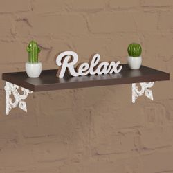 relaxdays Wandregalhalter Regalwinkel Gusseisen antik 2er günstig online kaufen