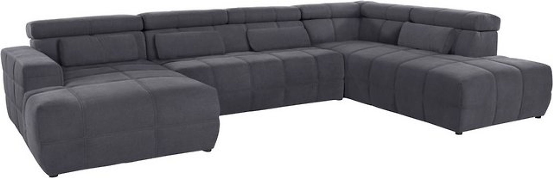 DOMO collection Wohnlandschaft "Brandon Sitzbelastung 140 kg, mit Nierenkis günstig online kaufen