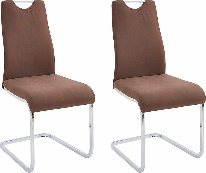 Home affaire Esszimmerstuhl "Milano" (Set) 2 Stk.Bezug in Microfaser oder C günstig online kaufen