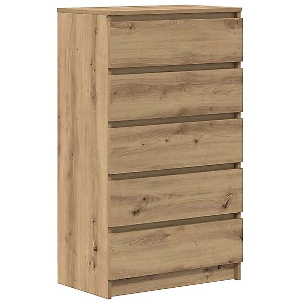 vidaXL Schubladenschrank Artisan-Eiche 60x36x103 cm Holzwerkstoff 855997 günstig online kaufen