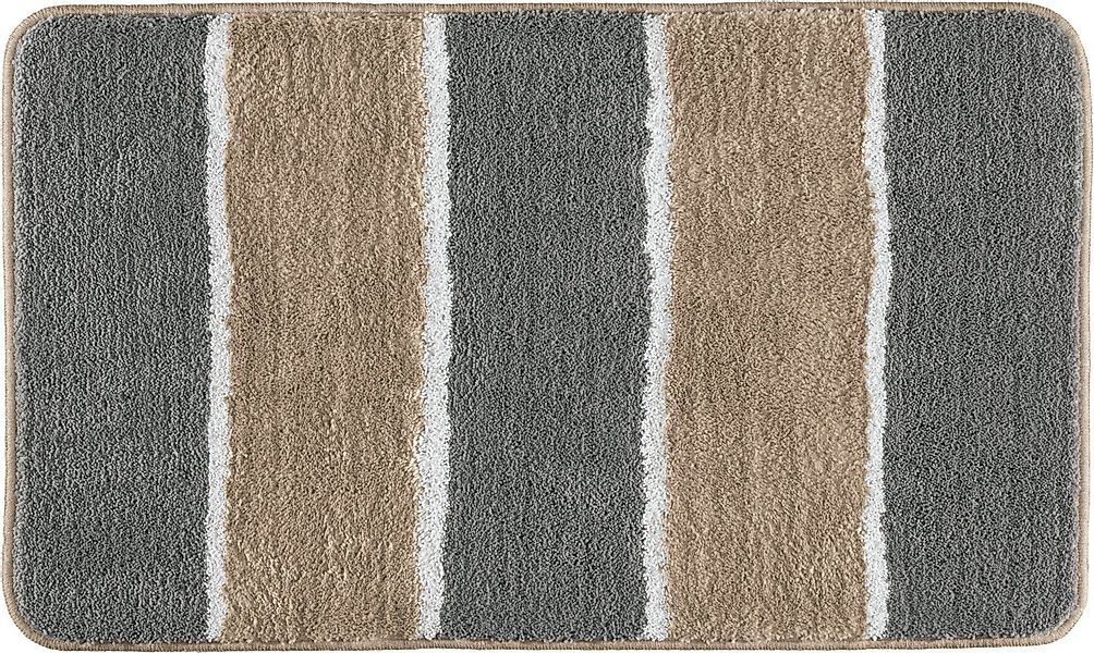 REDBEST Badematte Badematte, Höhe 18 mm, eckig, Streifen günstig online kaufen