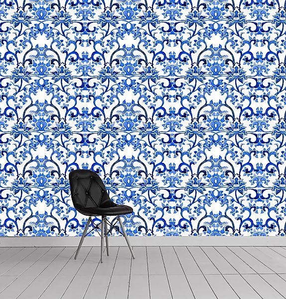 queence Vinyltapete »Yusuf«, bedruckt-Barock-Antikoptik-Kunst, 90x250cm, se günstig online kaufen