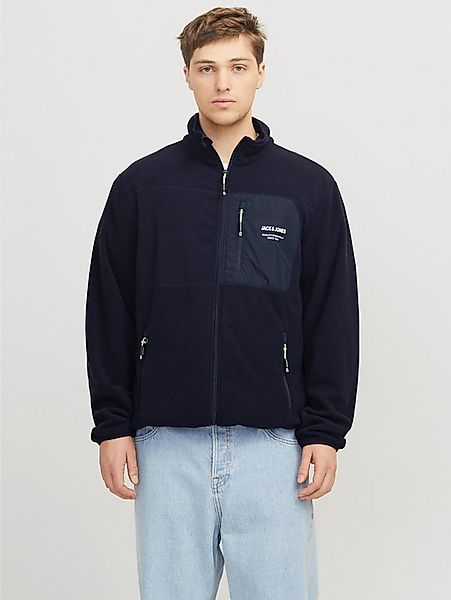 Jack & Jones Outdoorjacke JJTHEO – Fleecejacke mit Stehkragen und Logoprint günstig online kaufen