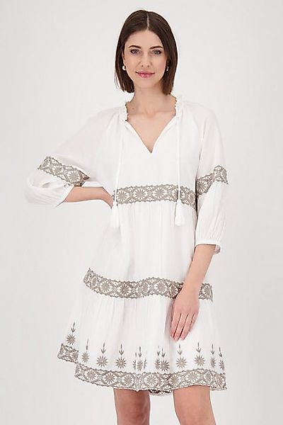 Monari Midikleid Kleid Stickerei Mit Rundhalsausschnitt günstig online kaufen