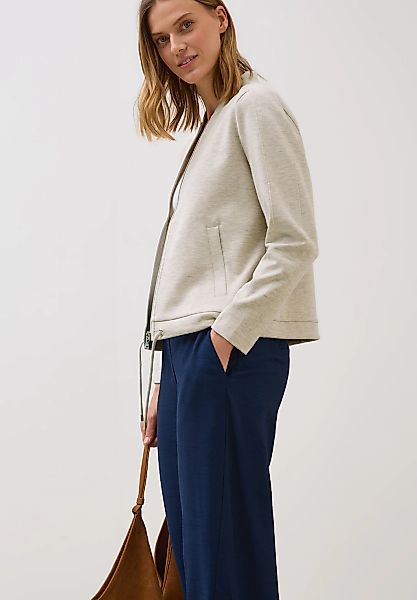 Cecil Sweatjacke, Sweat Blouson mit Tunnelzug und Stehkragen günstig online kaufen