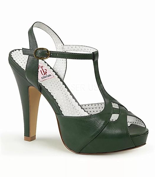 Pin Up Couture Plateau Sandaletten BETTIE-23 Grün (Schuhgröße: EUR 39) günstig online kaufen