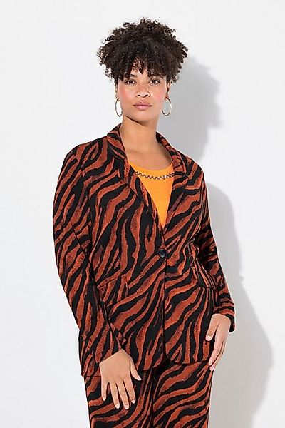 MIAMODA Blusenblazer Blazer schmale Form Zebramuster günstig online kaufen
