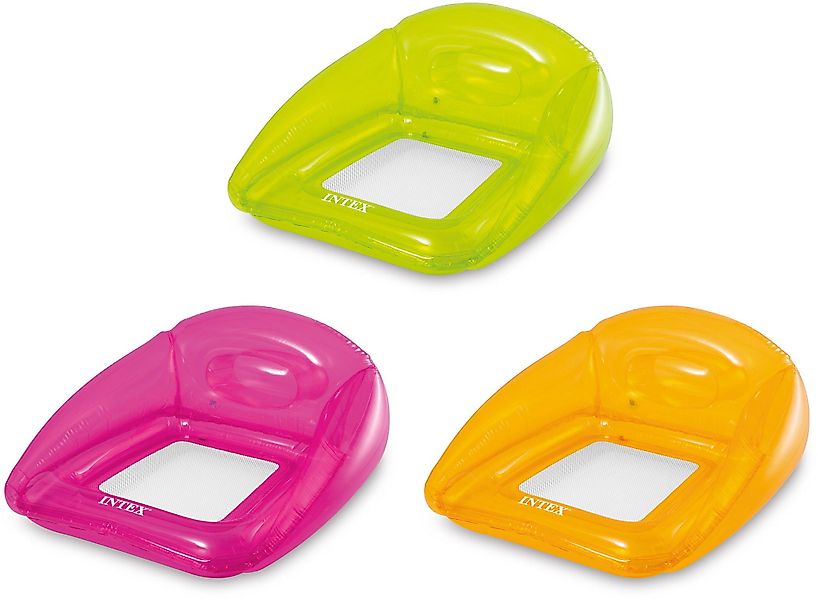 Intex Schwimmsessel Schwimmliege Transparent Lounge 104 günstig online kaufen