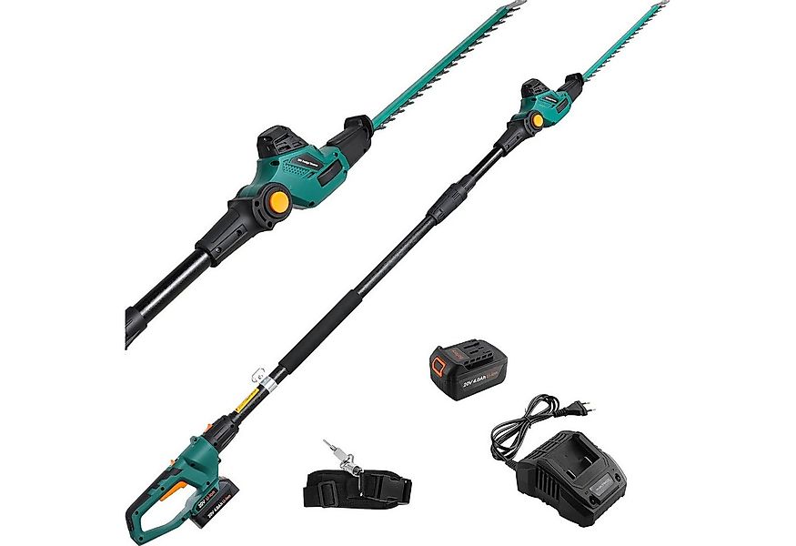 TLGREEN Akku-Heckenschere,Teleskop-Heckenschere Akku, Winkelverstellbare He günstig online kaufen