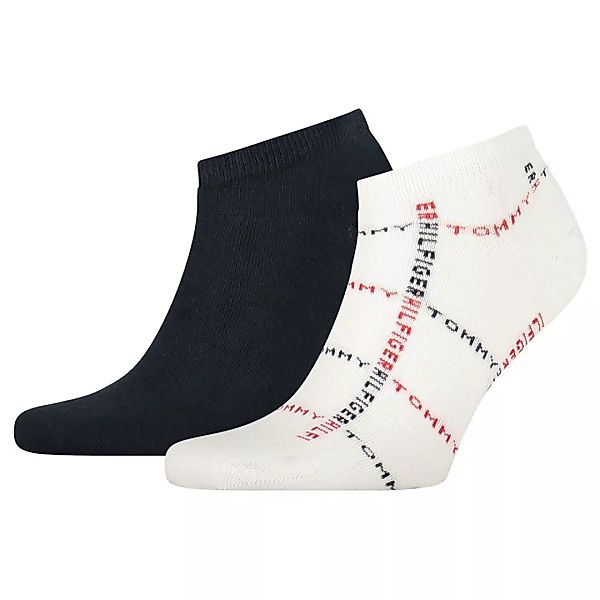 Tommy Hilfiger Sneaker Grid Socken 2 Paare EU 43-46 White günstig online kaufen