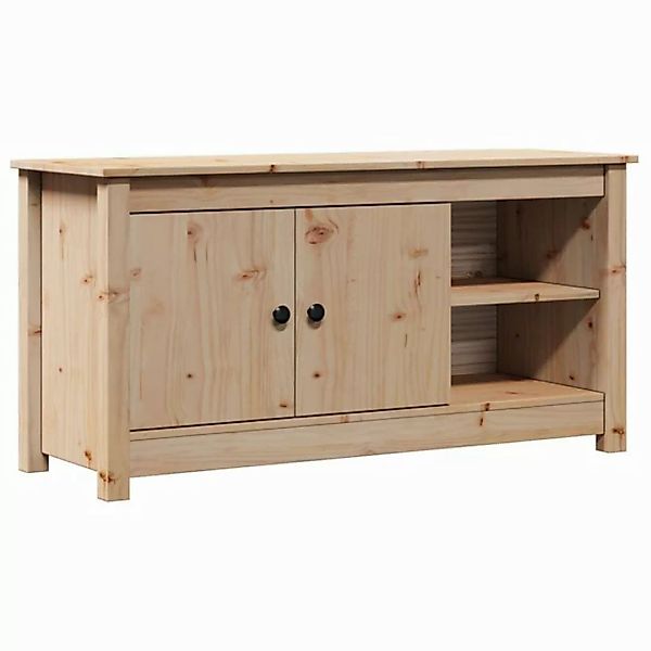 vidaXL TV-Schrank TV-Board 103x36,5x52 cm Massivholz Kiefer günstig online kaufen