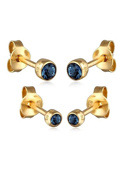 Elli Ohrring-Set Ohrstecker Set Glas Kristallen günstig online kaufen