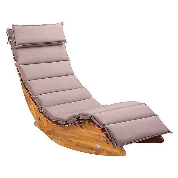 Auflage Schwungliege Creme meliert 177x58x7cm günstig online kaufen