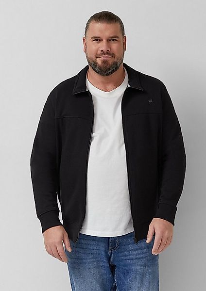 s.Oliver Sweatjacke Sweatshirt Jacke Sweatshirt-Jacke mit Stehkragen und Ei günstig online kaufen