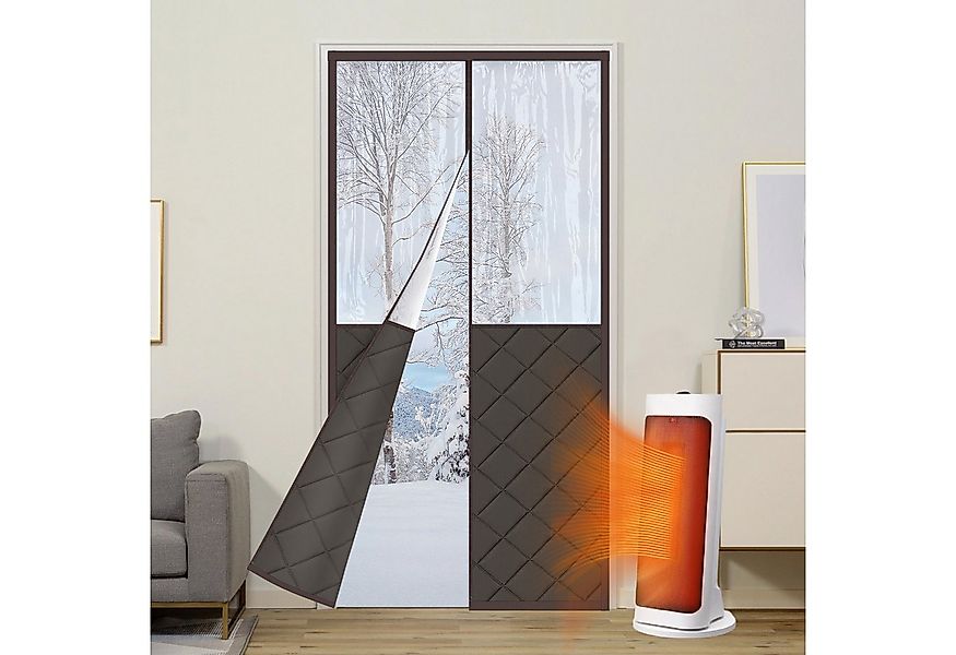 Jibenhome Türvorhang Blickdicht Wärmeschutzvorhang,Raumteiler Türvorhang Ma günstig online kaufen