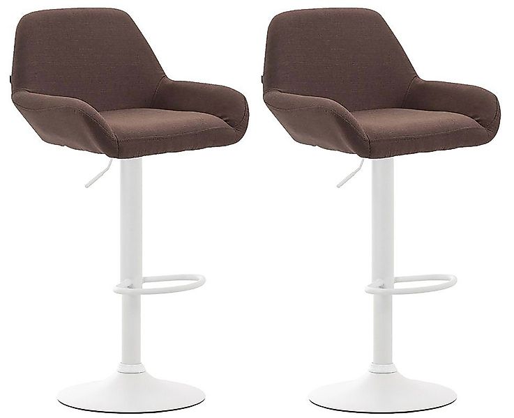 CLP Barhocker Braga Stoff (2er Set, günstig online kaufen