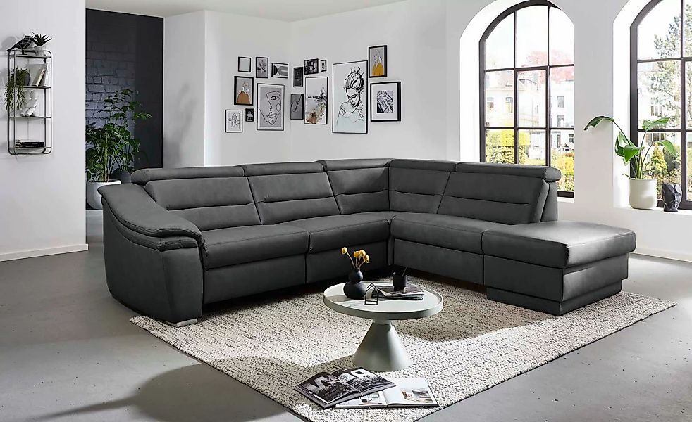 meinSofa Ecksofa   Ivonne ¦ grau ¦ Maße (cm): B: 294 H: 84 T: 245.0 Polster günstig online kaufen