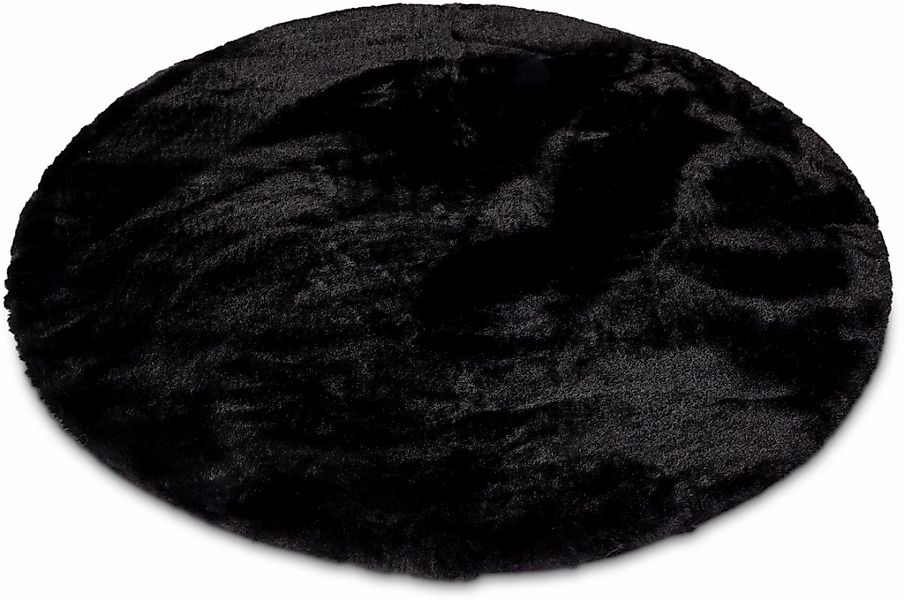 Gino Falcone Fellteppich "Kuschelteppich Chiara" rund 30 mm Höhe Kunstfell, günstig online kaufen