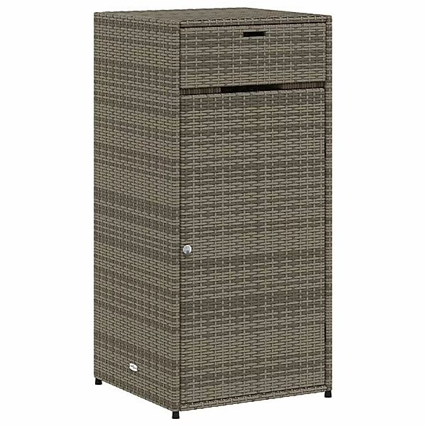 vidaXL Gartenbox, Gartenschrank Grau 55x55x111 cm günstig online kaufen