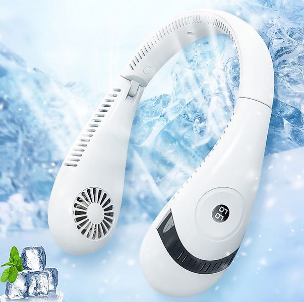 BlingBin Mini USB-Ventilator Faltbar Nackenventilator,Wiederaufladbar 5000 günstig online kaufen