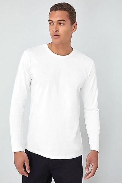 Next Langarmshirt Rundhalsshirt – Regular Fit günstig online kaufen