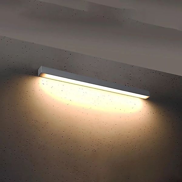 famlights | LED Wandleuchte Per in Grau 25W 3120lm 3000K günstig online kaufen