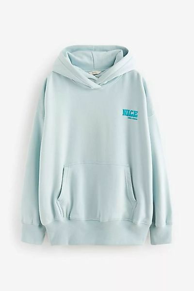 Next Kapuzensweatshirt Langes Kapuzensweatshirt mit Stadtsilhouette (1-tlg) günstig online kaufen