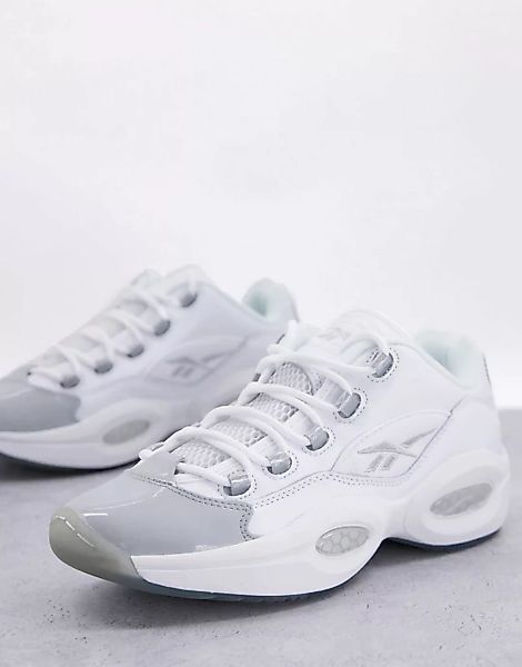 Reebok Classics – Question Low – Sneaker in Weiß und Grau günstig online kaufen