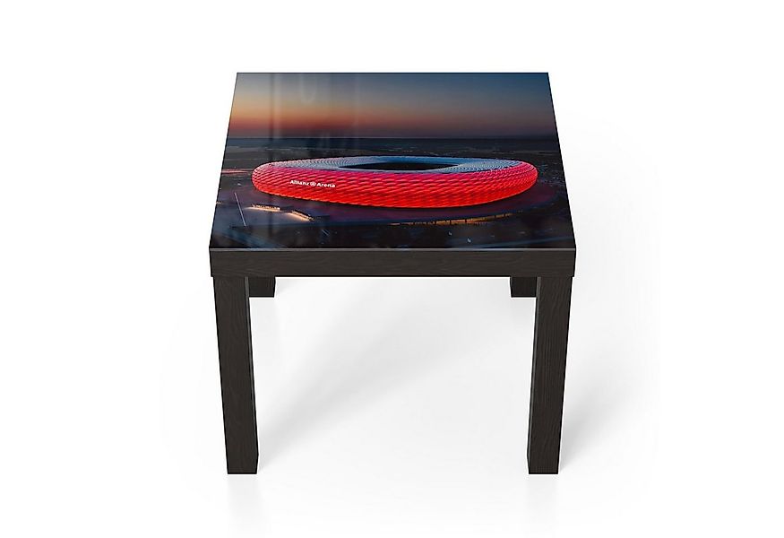 DEQORI Couchtisch 'Allianz Arena, München', Glas Beistelltisch Glastisch mo günstig online kaufen
