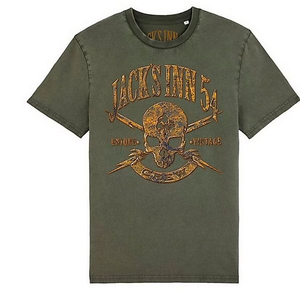 JACK'S INN 54 T-Shirt Rusty Crew T-Shirt olive günstig online kaufen