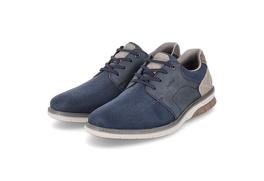 Rieker Rieker 14459-14 Herren Textil & Synthetik blau Schnürschuh günstig online kaufen