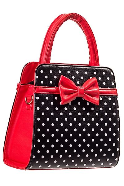 Banned Handtasche Carla Polka Dot Schwarz, günstig online kaufen