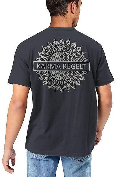 MAKAYA T-Shirt mit Rücken Druck Herren günstig online kaufen