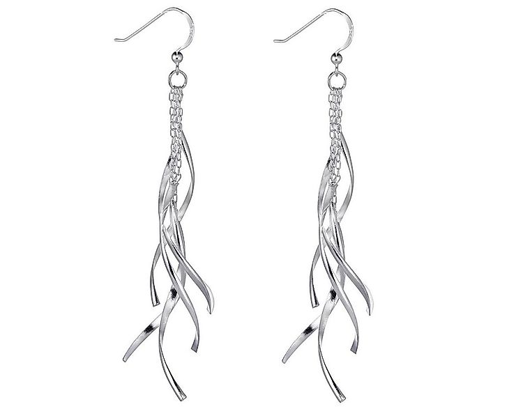 Materia Paar Ohrhänger Damen Ohrringe Spirale lang SO-93, 925 Sterling Silb günstig online kaufen