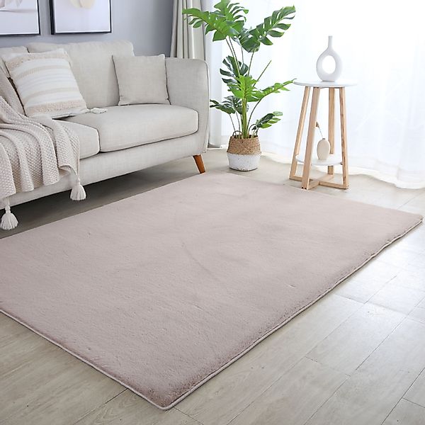 Carpettex Hochflor-Teppich Unicolor - Einfarbig, Läufer, günstig online kaufen