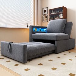 Flieks Daybett, Polsterbett Schlafsofa mit verstellbarer günstig online kaufen