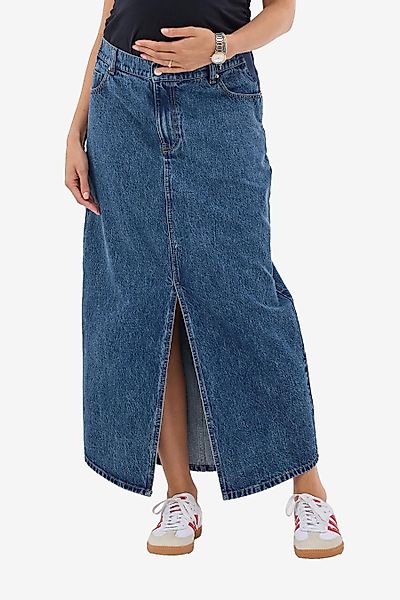 Next Umstandsrock Midaxi-Rock aus Denim, Umstandsmode günstig online kaufen