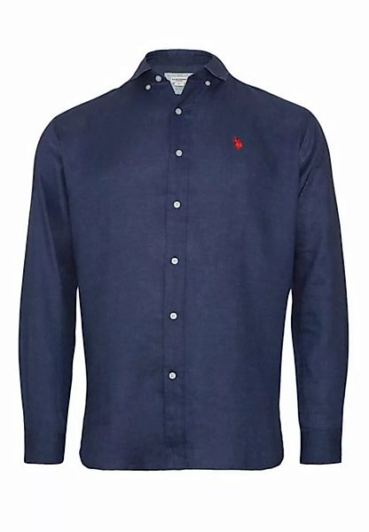 U.S. Polo Assn Langarmhemd Hemd Leinenhemd Button Down Shirt (1-tlg) günstig online kaufen