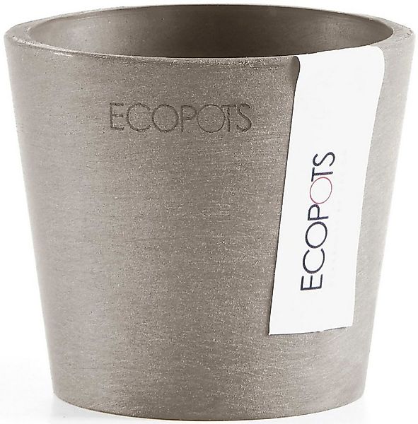 ECOPOTS Blumentopf Amsterdam Mini 8 Taupe, für den Innenbereich günstig online kaufen