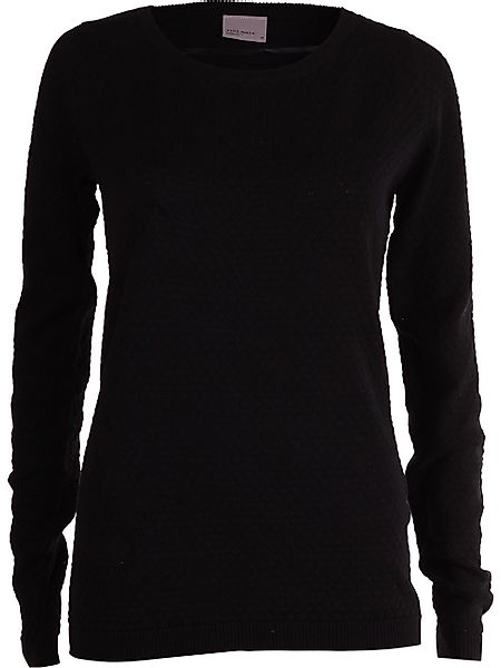 Vero Moda Rundhalspullover VMCARE STRUCTURE LS O-NECK BLOUSE aus Bio-Baumwo günstig online kaufen